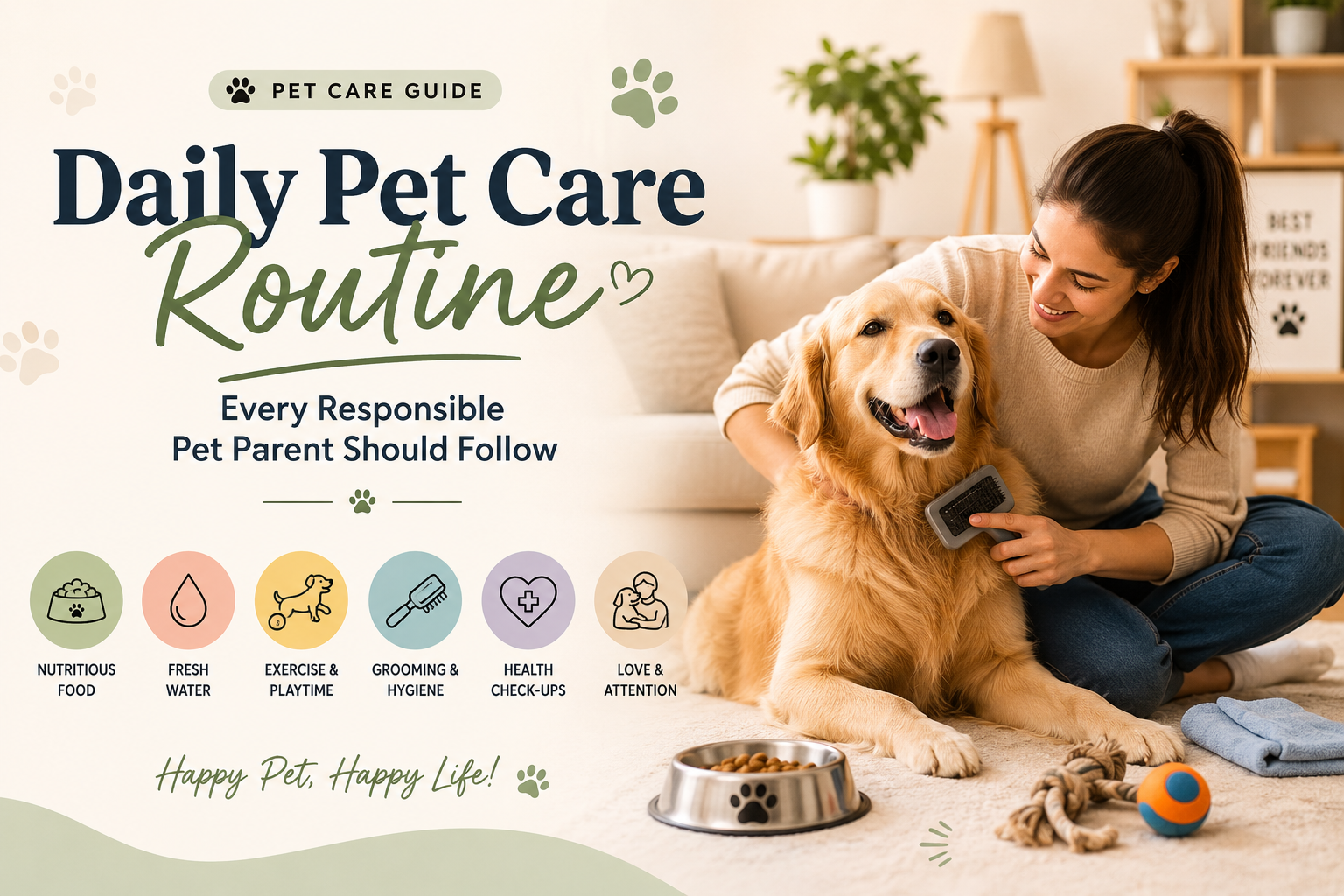 Daily Pet Care Routine Every Responsible Pet Parent Should Follow